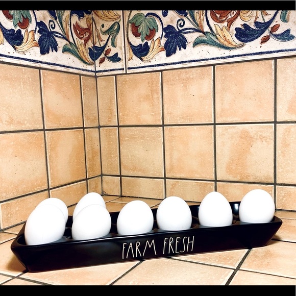 Rae Dunn Other - Rae Dunn FARM FRESH ceramic EGG CRATE NEW